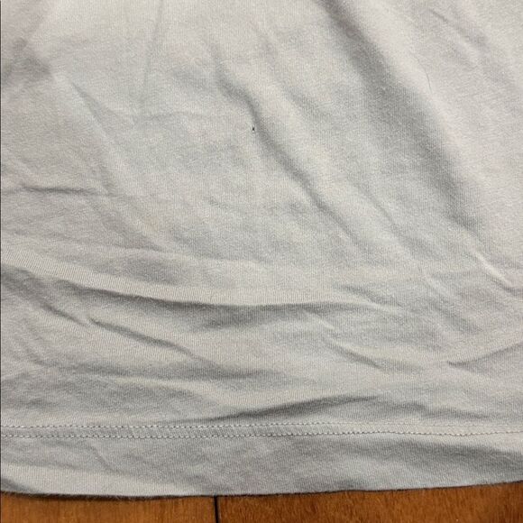 LOFT Women's Light Gray Long Sleeve Top with Floral Detail size L - Picture 10 of 10